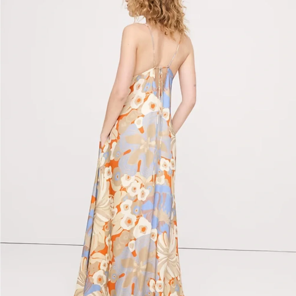 Banana Republic Floral VISCOSE-LINEN MAXI DRESS - Picture 3 of 7